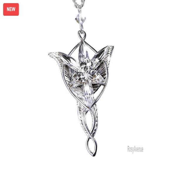 Sterling Silver Arwen Evenstar Pendant 18